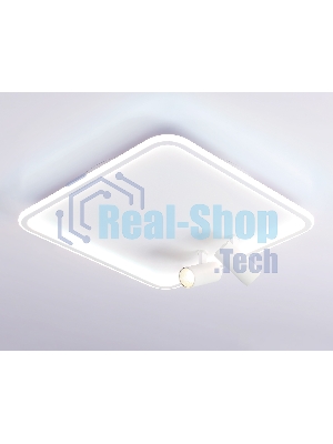 Светильник Ambrella light FL5114/1+2 WH белый 97W 3000K-6400K 480*480*130 (ПДУ ИК)