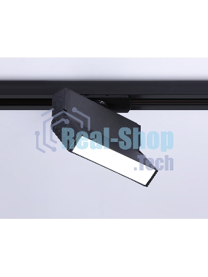 Трековый однофазный светодиодный светильник Ambrella light GL6803 BK черный LED 6W 4200K 115*22*87