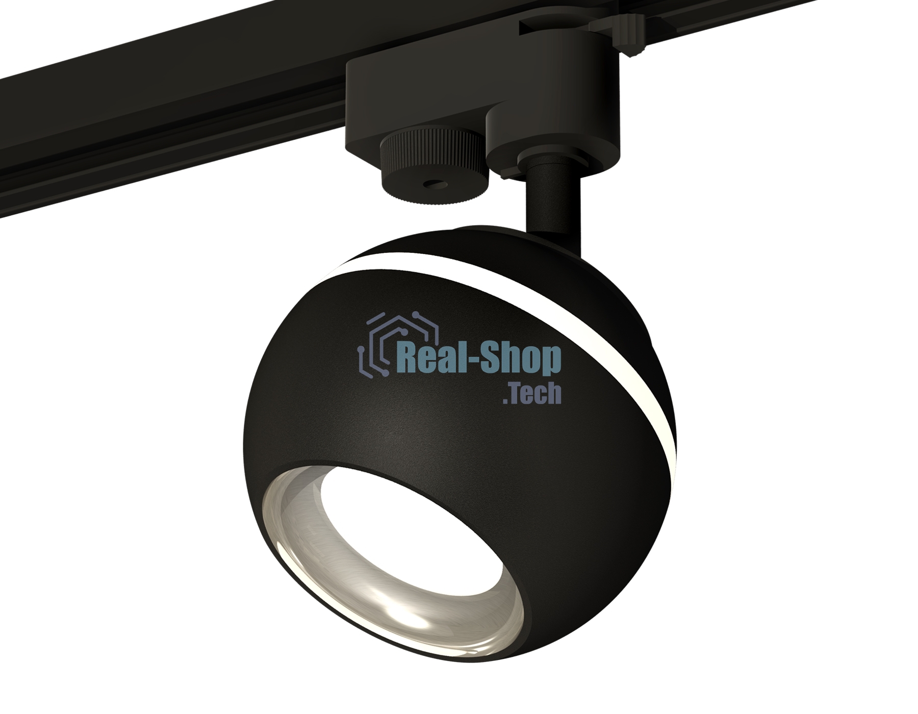 Светильник Ambrella light XT1102042 SBK/PSL черный песок/серебро полированное MR16 GU5.3 LED 3W 4200K (A2521, C1102, N7023)