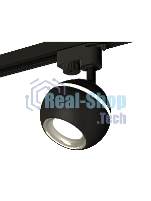 Светильник Ambrella light XT1102042 SBK/PSL черный песок/серебро полированное MR16 GU5.3 LED 3W 4200K (A2521, C1102, N7023)