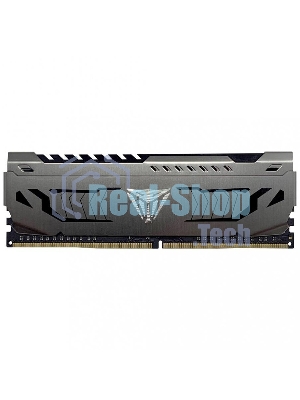 Оперативная память Patriot Viper Steel, DDR4, 16GB (1x16 GB), 3200 MHz, CL16, DIMM, радиатор, черный