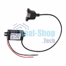 Адаптер Rexant DC 12 V-гнездо USB-A 5 V 3 A Адаптер Rexant DC 12 V-гнездо USB-A 5 V 3 A