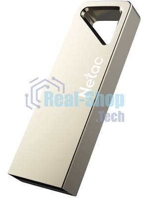 Флешка USB Netac U326 (NT03U326N-032G-20PN), 32Gb, USB 2.0, R/W 50/15, серебристый