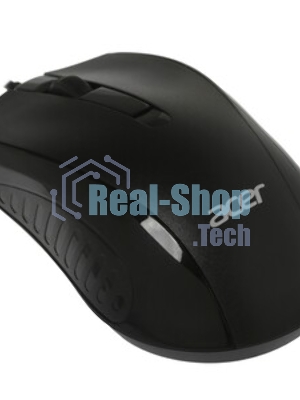 Мышь проводная Acer OMW136 черный, 1200 dpi, USB, кнопки - 3