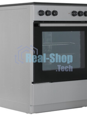 Плита электрическая Gorenje GEC6A11SG серый, конфорок 4 электрических, духовка 65 л, 60 см x 85 см x 60 см
