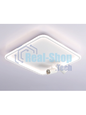 Светильник Ambrella light FL5114/1+2 WH белый 97W 3000K-6400K 480*480*130 (ПДУ ИК)