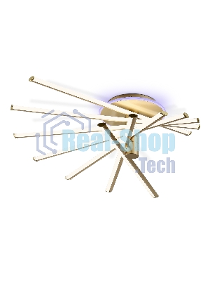 Потолочный светодиодный светильник Ambrella light FL6244 GD золото 125W 3000K-6400K+RGB 900*750*230 (ПДУ ИК)