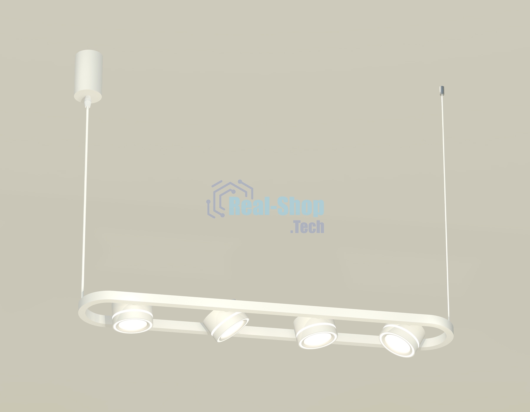 Светильник Ambrella light XB9163151/4 SWH/FR белый песок/белый матовый GX53 (C9163, N8433)