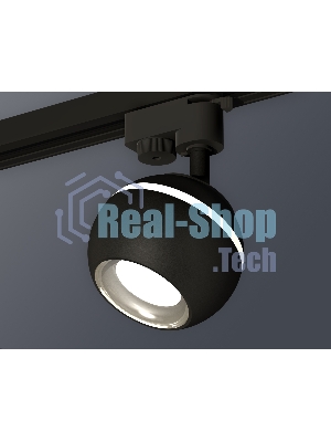 Светильник Ambrella light XT1102042 SBK/PSL черный песок/серебро полированное MR16 GU5.3 LED 3W 4200K (A2521, C1102, N7023)