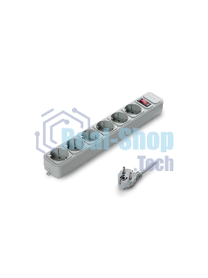 Сетевой фильтр ExeGate EX119392RUS SP-6-3G (6 розеток, 3 м, евровилка, серый)