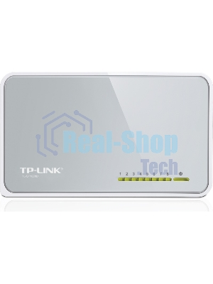 Коммутатор TP-Link SOHO TL-SF1008D Коммутатор 8-port 10/100M mini Desktop Switch, 8 10/100M RJ45 ports, Plastic case