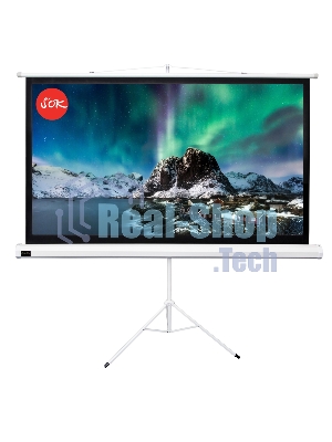 Экран 221x124.5см TriScreen 16:9 напольный рулонный белый100' Matt White (MW)
