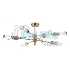 Люстра Ambrella light LH55162/8 BS/CL латунь/прозрачный E14/8 max 40W D930*330