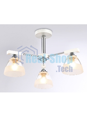 Светильник Ambrella light TR9091/3 WH/CH белый/хром E27*3 max 40W D570*270