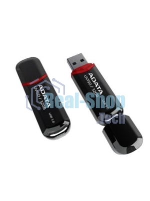 Флешка USB ADATA UV150 (AUV150-32G-RBK), 32Gb, USB 3.0, R/W 100/30, черный