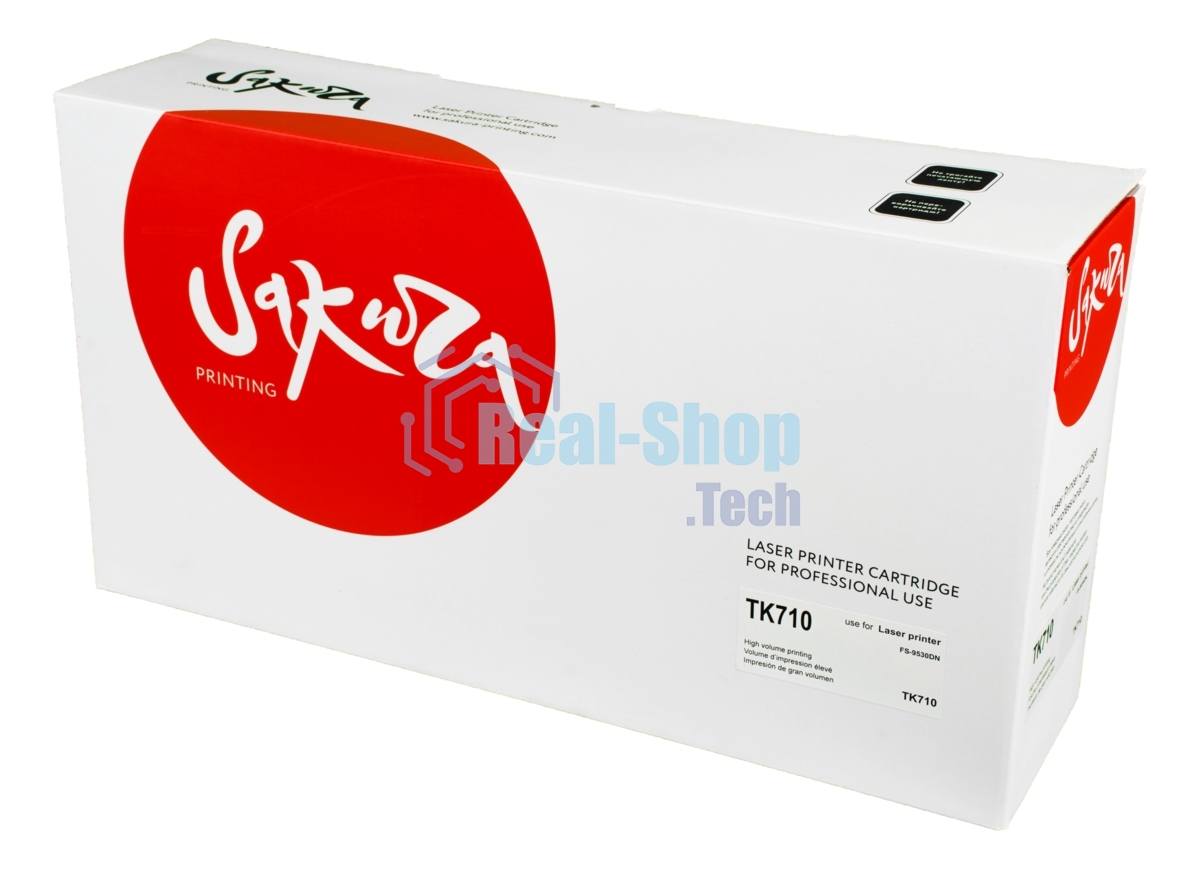Картридж Sakura TK710 для Kyocera FS-9130DN, FS-9530DN, черный, 40 000 к.