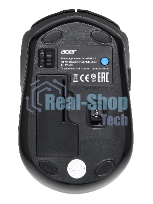 Мышь беспроводная Acer OMR050 черный, 1600 dpi, радиоканал, Bluetooth, USB, кнопки - 6