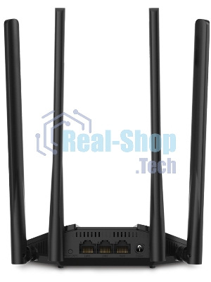 Wi-Fi роутер MERCUSYS MR30G, Wi-Fi 5, AC1200, 2.4/5ГГц, 2 LAN, черный