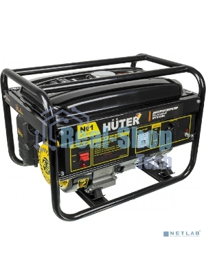 Электрогенератор бензиновый Huter DY3000L, 2.8 кВт, 67 дБ, 39 кг
