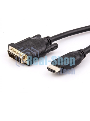 Кабель HDMI AM/DVI(24+1)M, 10м, CU, 1080P@60Hz, 2F, VCOM