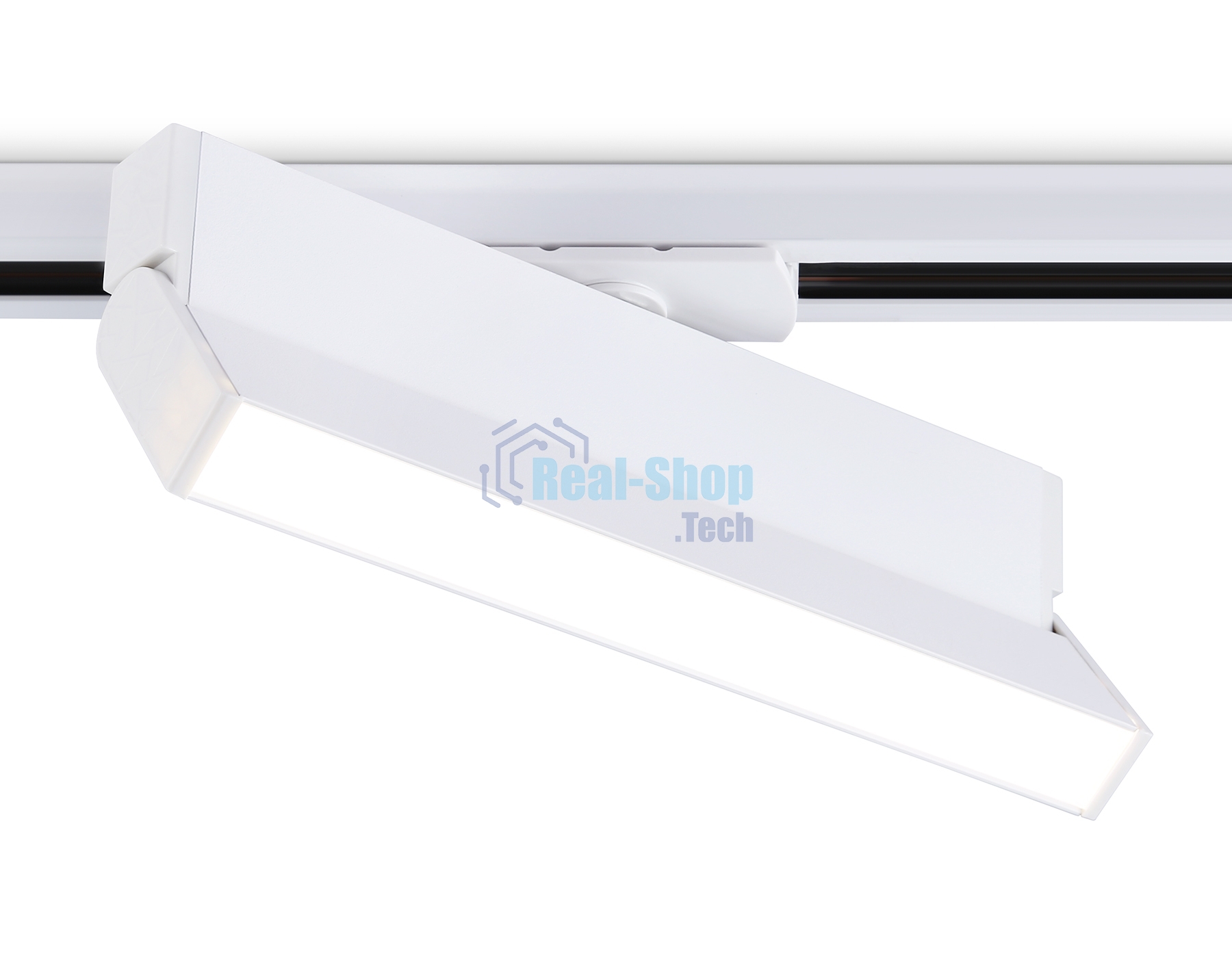 Трековый однофазный светодиодный светильник Ambrella light GL6806 WH белый LED 12W 4200K 230*22*87