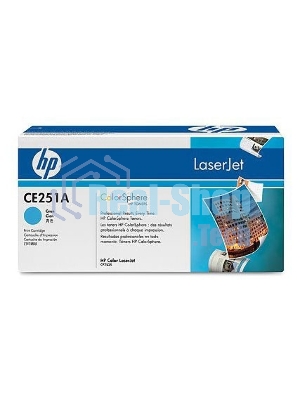 Картридж лазерный HP CE251A голубой для CLJ CM3530/CP3525 7000 стр.