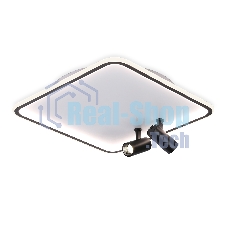 Светильник Ambrella light FL5115/1+2 WH/BK белый/черный 97W 3000K-6400K 480*480*130 (ПДУ ИК)