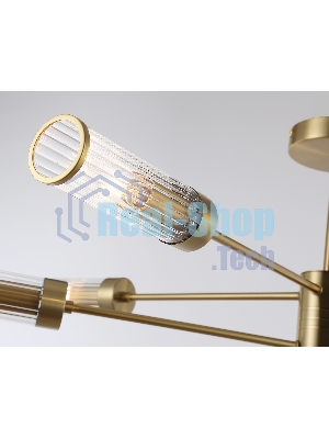 Люстра Ambrella light LH55162/8 BS/CL латунь/прозрачный E14/8 max 40W D930*330