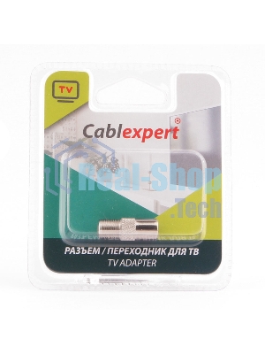 Переходник Cablexpert APL-FTVM-01, F (мама)/TV (папа), блистер