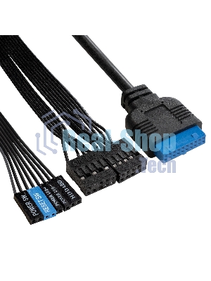 Компьютерный корпус Minitower ExeGate MA-371X-UNS400 (mATX, БП UNS400 с вент. 12см, 2*USB+2*USB 3.0, аудио, черный)