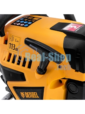 Пила цепная бензиновая Denzel DS-4516, шина 40 см, 45 см 3, 2,5 л.с., шаг 0,325, паз 1,5 мм, 64 зв
