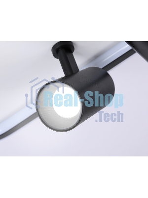 Светильник Ambrella light FL5115/1+2 WH/BK белый/черный 97W 3000K-6400K 480*480*130 (ПДУ ИК)