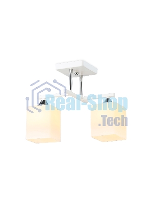 Светильник Ambrella light TR303111/2 WH/CH/FR белый/хром/белый матовый E27/2 max 40W 360*190*290