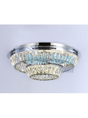 Светильник Ambrella light TR5029 CH/CL хром/прозрачный 3000K/4200K/6400K 81W D600*207 (Без ПДУ)