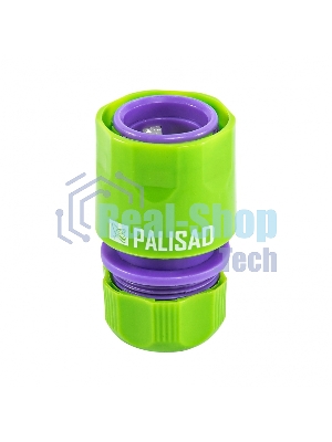 Соединитель пластмассовый быстросъемный для шланга Palisad 1/2
