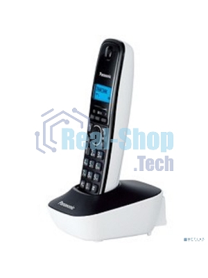 Телефон беспроводной (DECT) Panasonic KX-TG1611RUW (белый) АОН, Caller ID,12 мелодий звонка,подсветка дисплея,поиск трубки