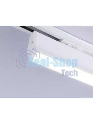 Трековый однофазный светодиодный светильник Ambrella light GL6806 WH белый LED 12W 4200K 230*22*87