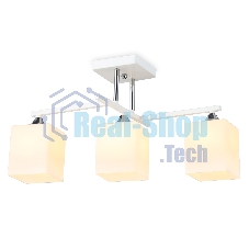 Светильник Ambrella light TR303113/3 WH/CH/FR белый/хром/белый матовый E27/3 max 40W 490*260*290