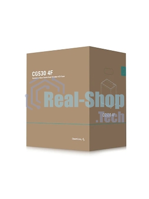 Компьютерный корпус Deepcool CG530 4F черный без БП ATX 2x120мм 2x140мм 2xUSB 2.0 1xUSB 3.0 audio bott PSU