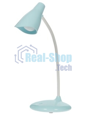 Светильник настольный Uniel TLD-559 Blue/LED/280Lm/5000K/Dimmer 3W. Сенсорный выключатель. Голубой
