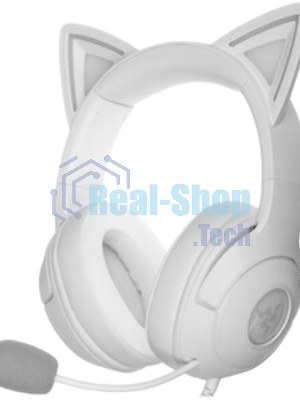 Гарнитура Razer Kraken Kitty V2 Белый, проводная, USB, подсветка