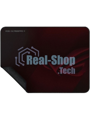 Игровой коврик для мыши ASUS ROG Scabbard II medium (360 x 260 x 3 мм, резина, тканый материал, cиликон, 90MP02H0-BPUA00)