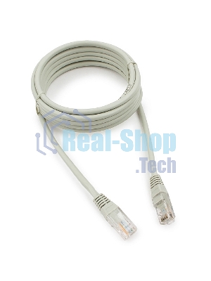 Патч-корд медный UTP Cablexpert PP10-3M cat.5e, 3м, литой, многожильный, серый