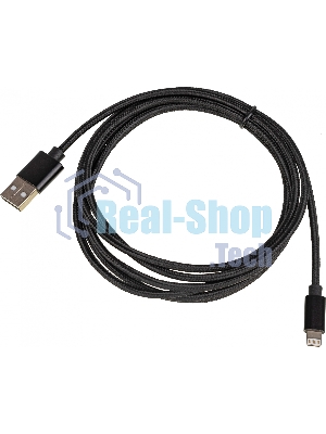 Кабель USB (m)-Lightning (m) 2м черный