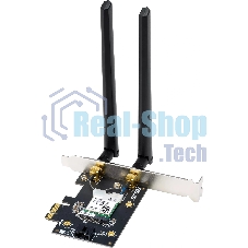 Сетевой адаптер Wi-Fi + Bluetooth Asus PCE-BE6500 BE6500 PCI Express 2ант.