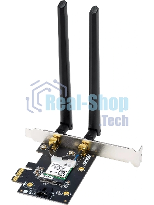 Сетевой адаптер Wi-Fi + Bluetooth Asus PCE-BE6500 BE6500 PCI Express 2ант.