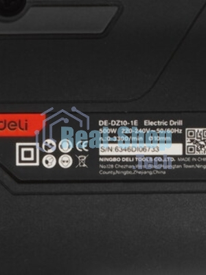 Дрель Deli DE-DZ10-1E, 500 Вт, сетевая, безударная