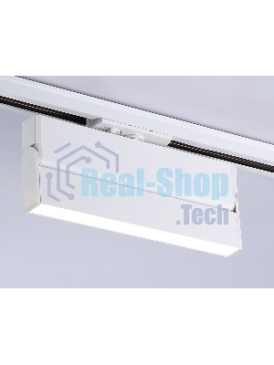 Трековый однофазный светодиодный светильник Ambrella light GL6806 WH белый LED 12W 4200K 230*22*87