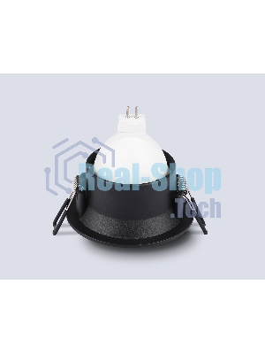 Встраиваемый точечный светильник Ambrella light TN102806 BK черный GU5.3 D81*50