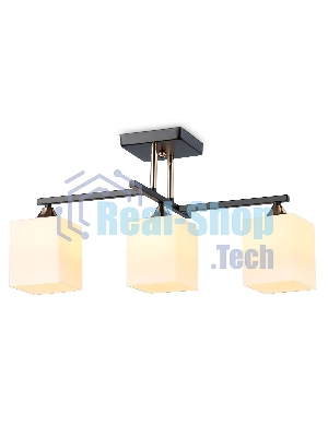 Светильник Ambrella light TR303114/3 BK/FGD/FR черный/золото/белый матовый E27/3 max 40W 490*260*290